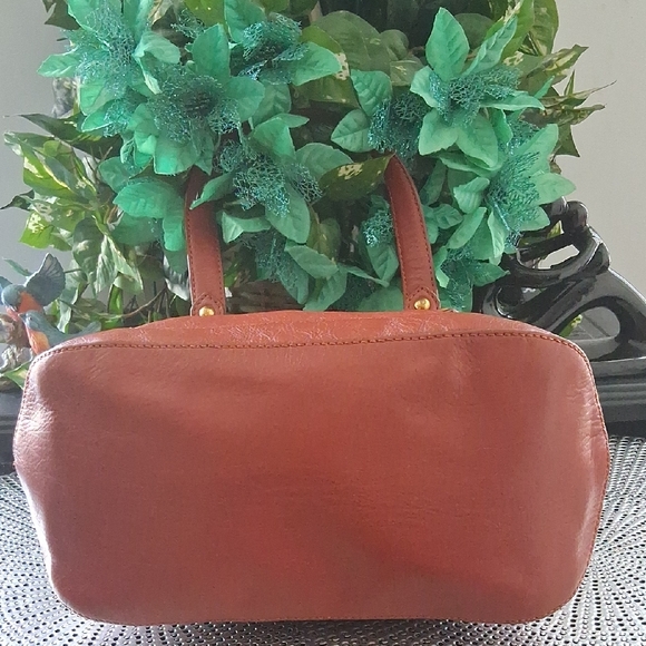 Marc by Marc Jacobs Brown Leather Satchel with Gold Hardware - Picture 4 of 7